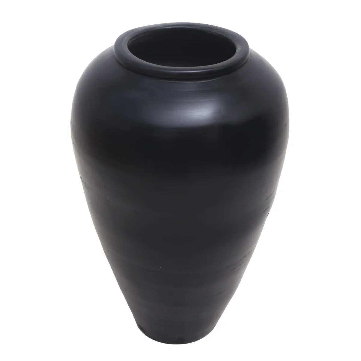 Matte Black Nandi Vase